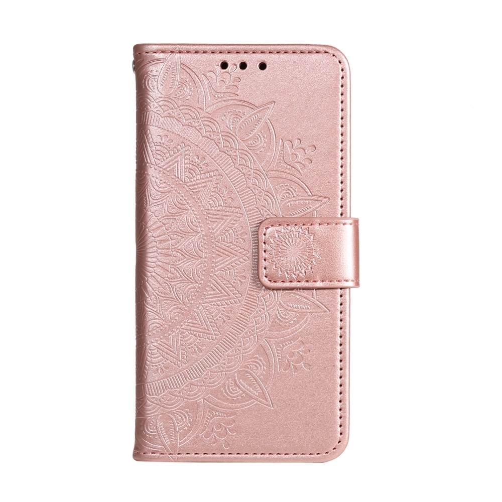 Mandala könyv tok Xiaomi 15 Pro-hoz - rózsaarany