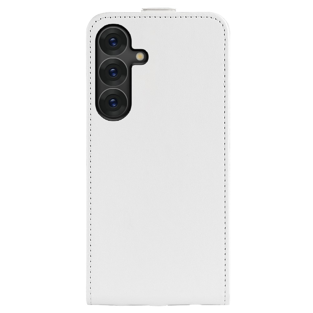 Függőleges könyvtáska Samsung Galaxy S25 készülékhez - fehér