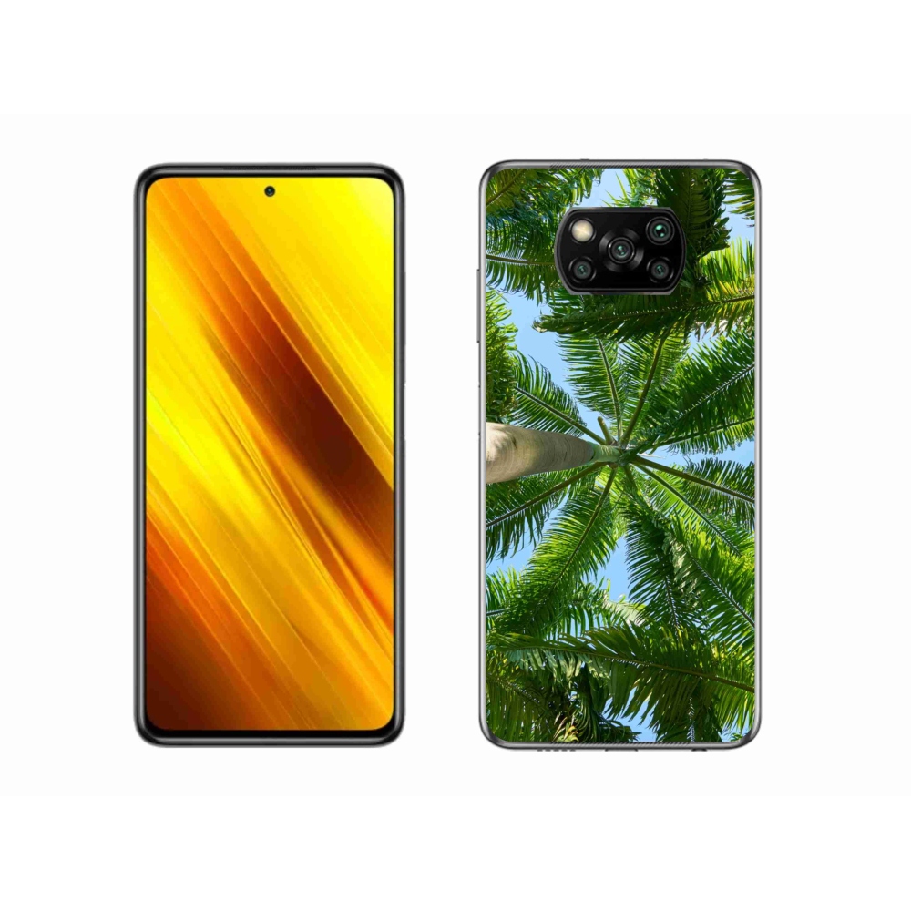 Gél borítás mmCase a Xiaomi Poco X3 Pro számára - pálmafa