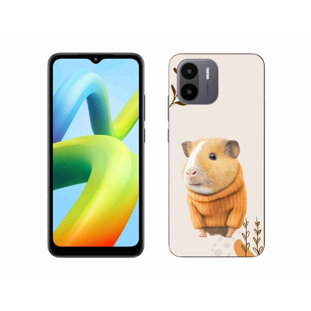 Gél borítás mmCase a Xiaomi Redmi A1/Redmi A2 készülékhez - tengerimalac a pulóverben