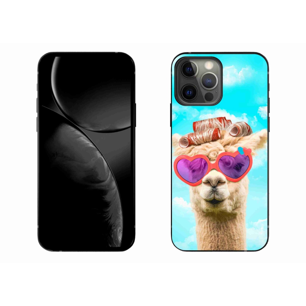 Zselés borítás mmCase iPhone 13 Pro Max készülékhez - szemüveges láma