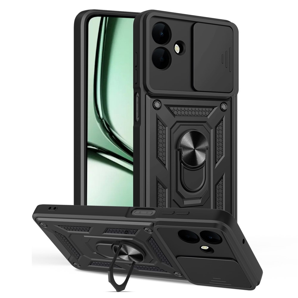 Csúszásálló borítás Samsung Galaxy A07 4G készülékhez - fekete