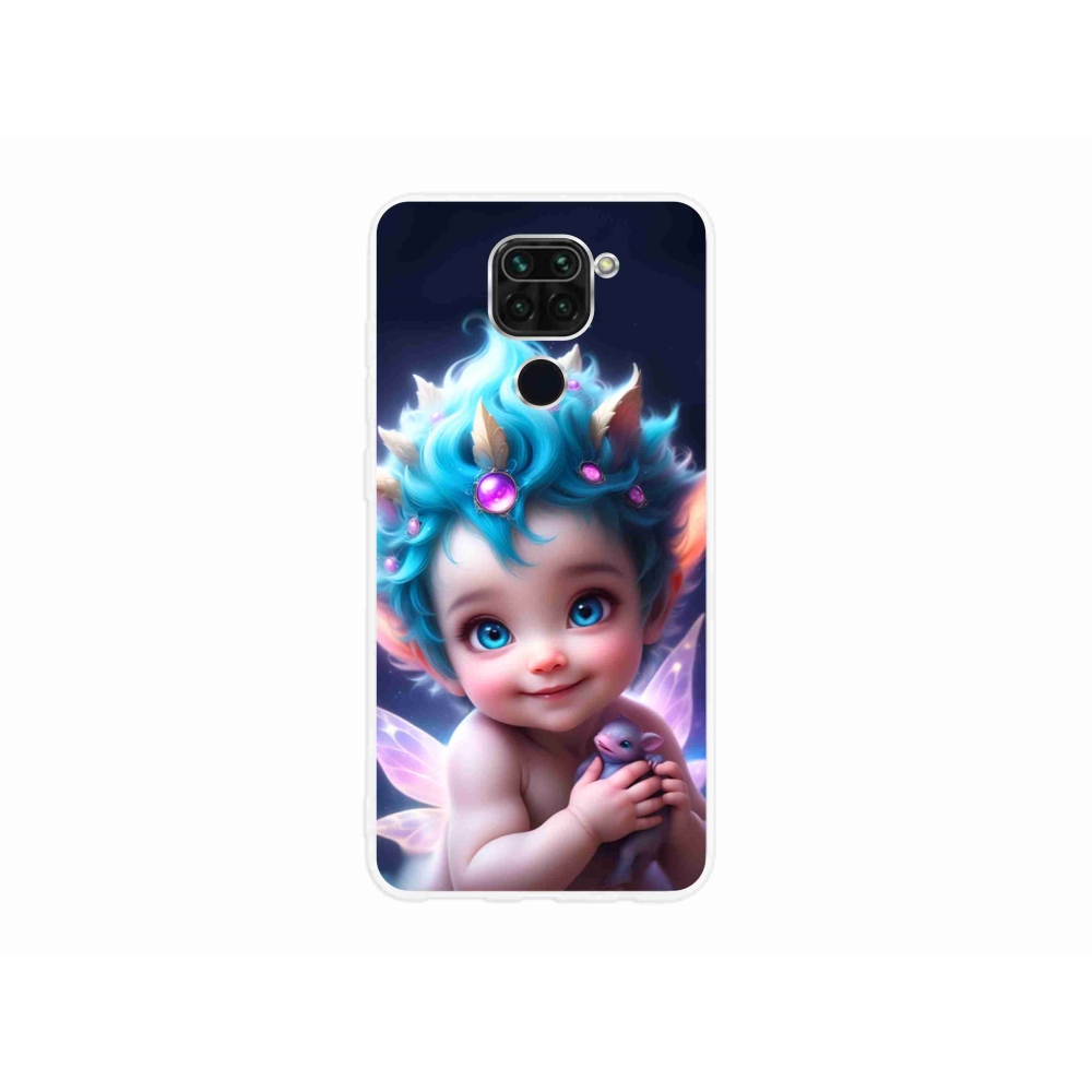 Gél borítás mmCase a Xiaomi Redmi Note 9-hez - baba pillangószárnyakkal