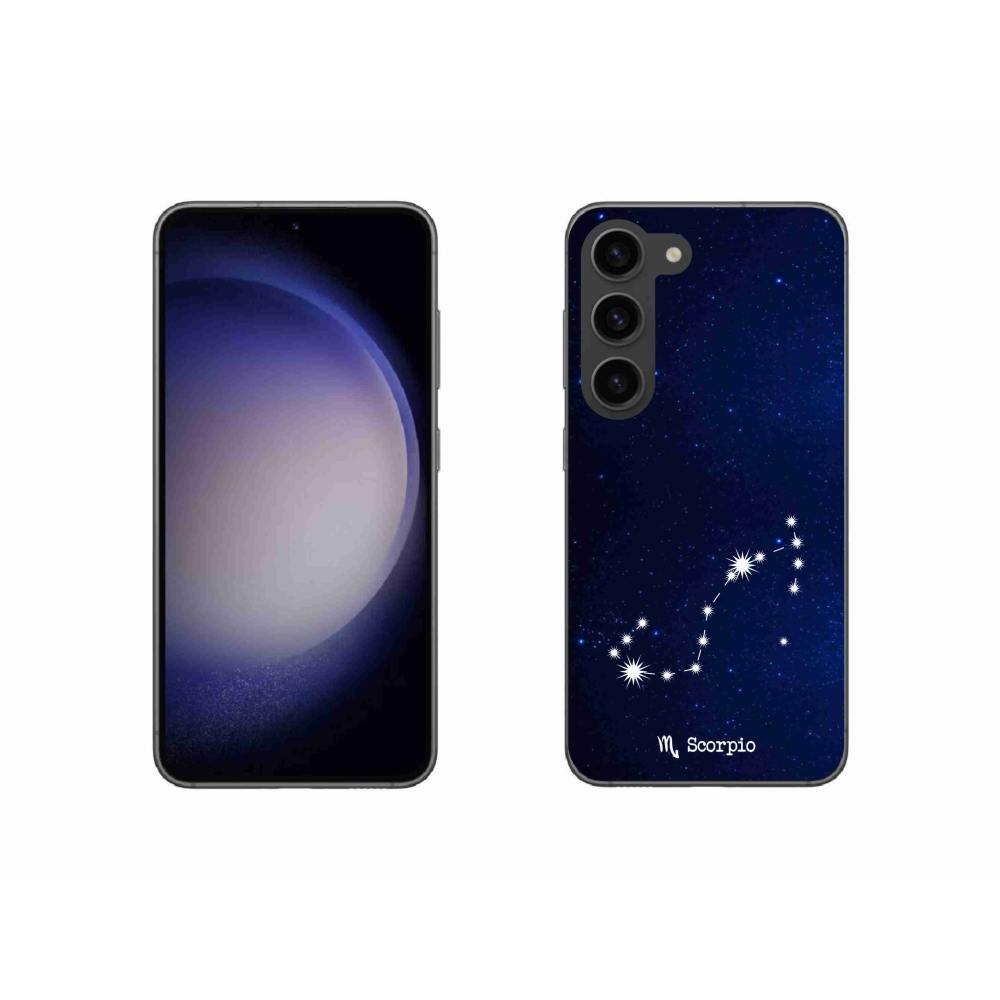 Gél borító mmCase Samsung Galaxy S23 5G - Skorpió csillagképhez