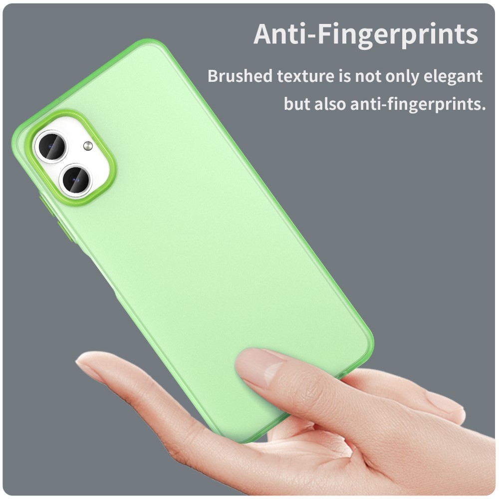 Candys matt zselés tok Samsung Galaxy A06 4G - zöld színben