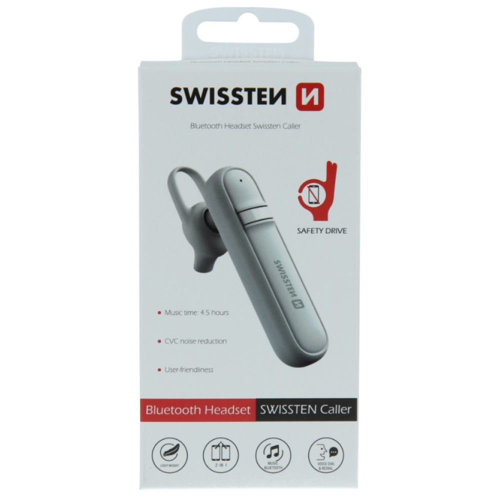 Swissten bluetooth kihangosító - fehér