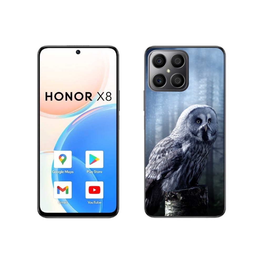Gél borítás mmCase a Honor X8 4G készülékhez - bagoly