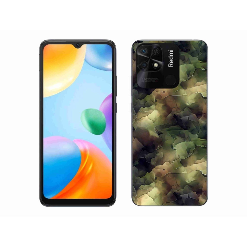 Gél borítás mmCase a Xiaomi Redmi 10C-hez - terepszínű minta 10