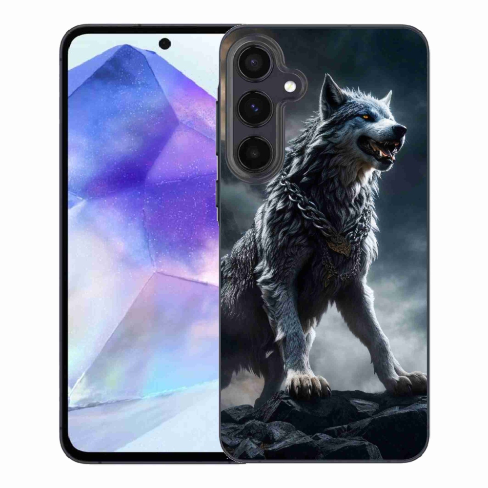 Zselés borítás mmCase Samsung Galaxy A55 5G - farkas 1