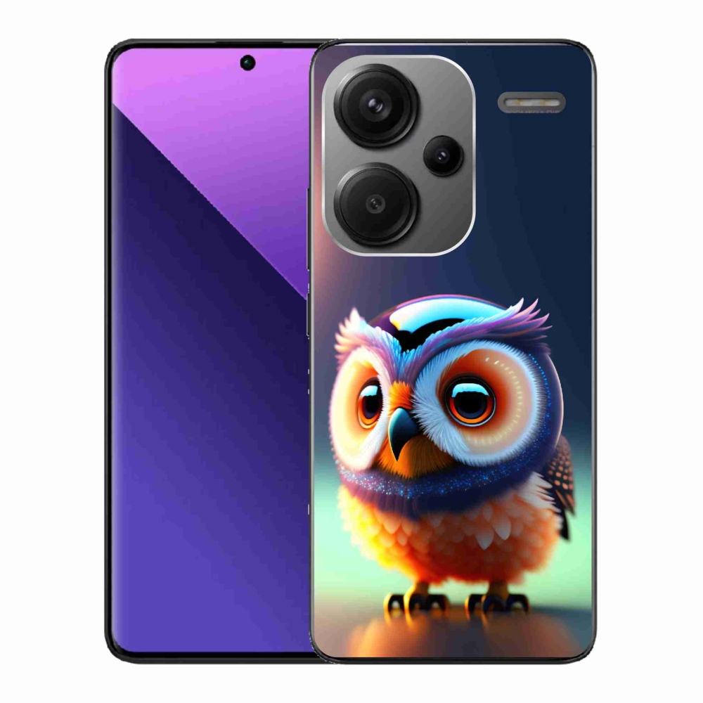 Gél borítás mmCase a Xiaomi Redmi Note 13 Pro+ 5G számára - bagoly