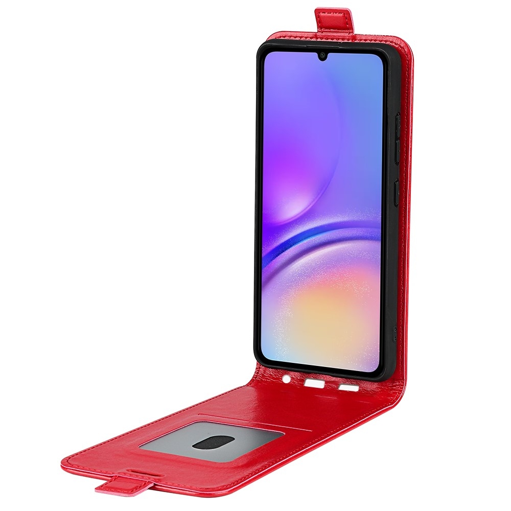 Függőleges könyvtáska Samsung Galaxy A06 4G készülékhez - piros
