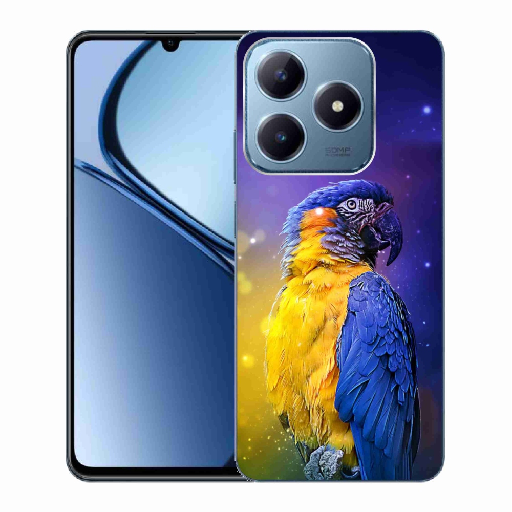 Gél tok mmCase a Realme C63 készülékhez - papagáj ara 1