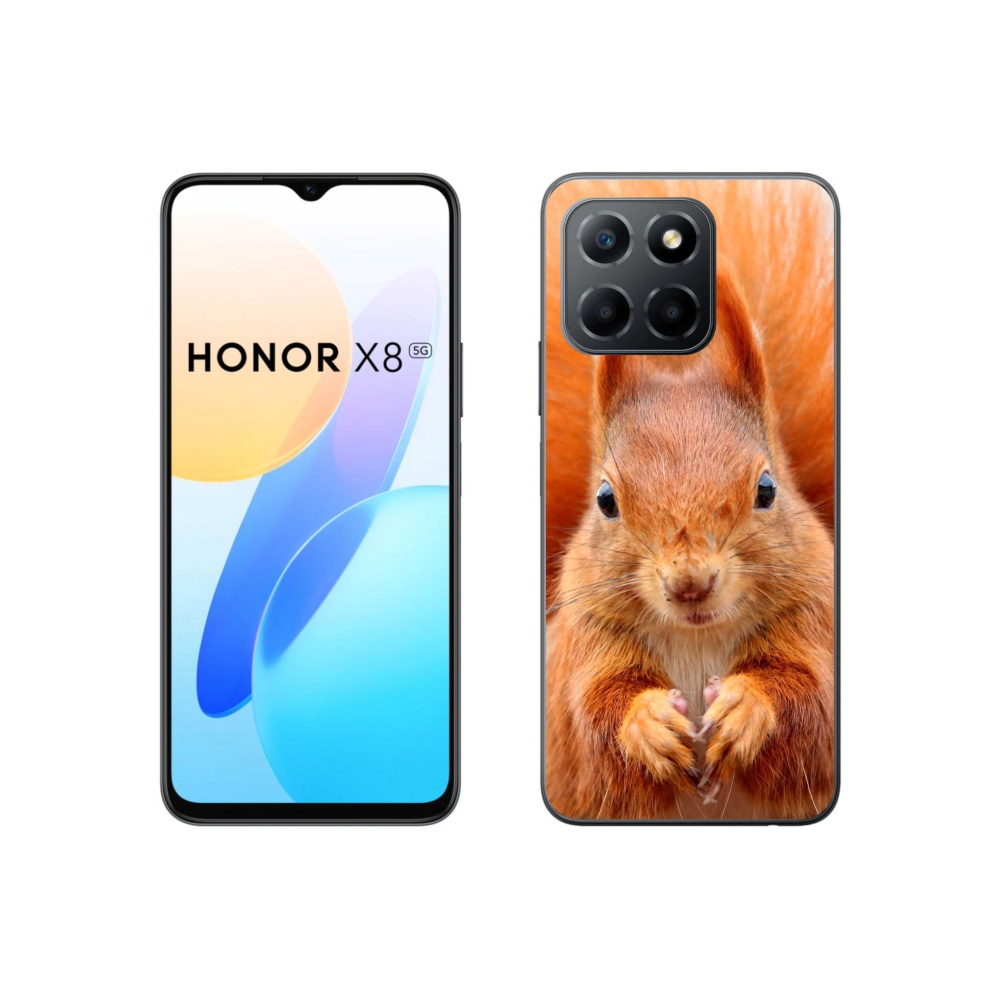 Zselés borítás mmCase a Honor X8 5G/70 Lite 5G készülékhez - mókus