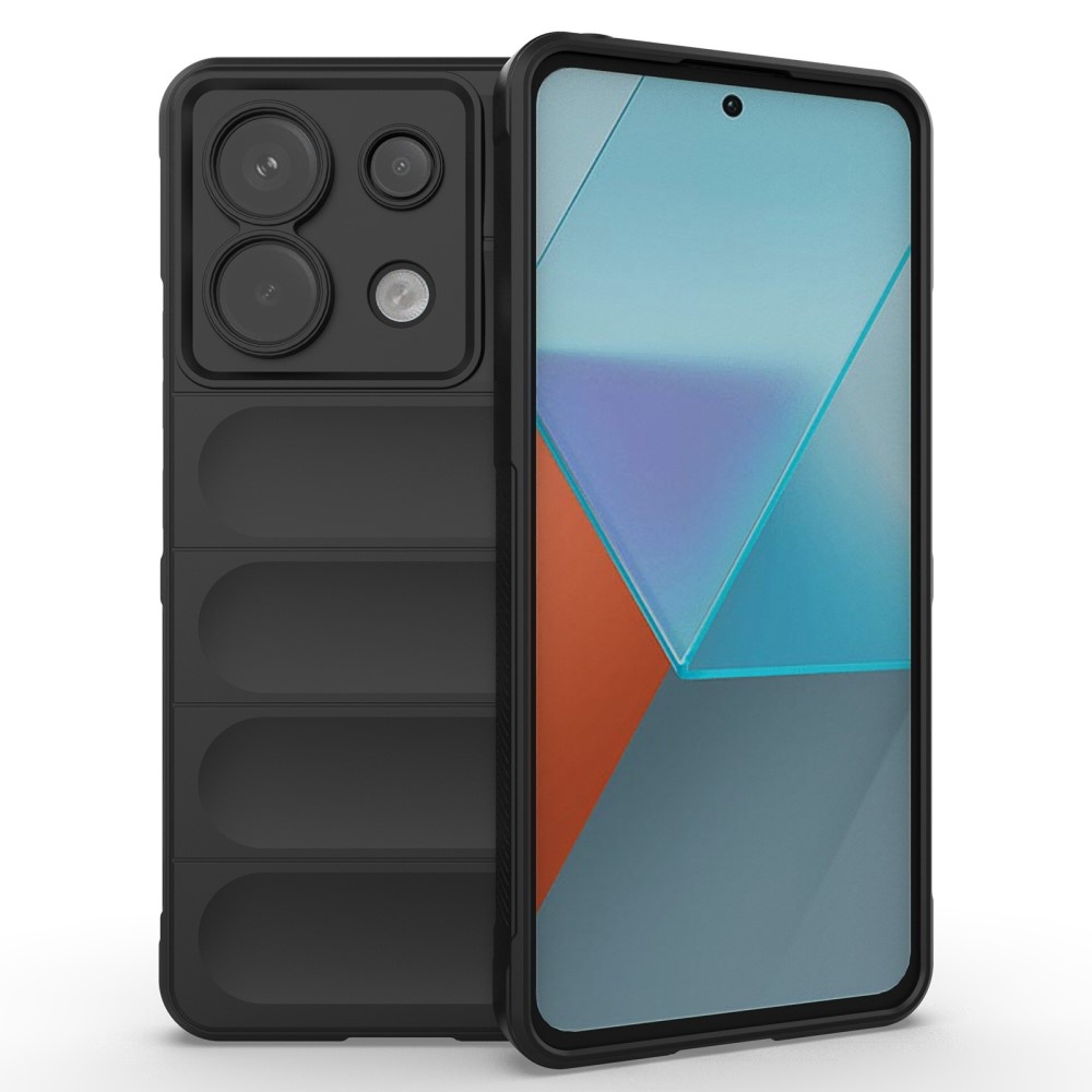 Rugg tartós zselés tok Xiaomi Redmi Note 13 Pro 5G/Poco X6 5G - fekete