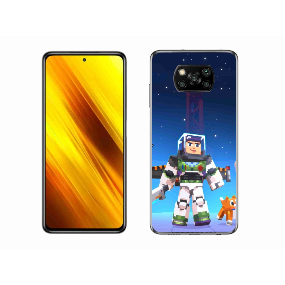 Gél borítás mmCase a Xiaomi Poco X3 Pro számára - minecraft 2
