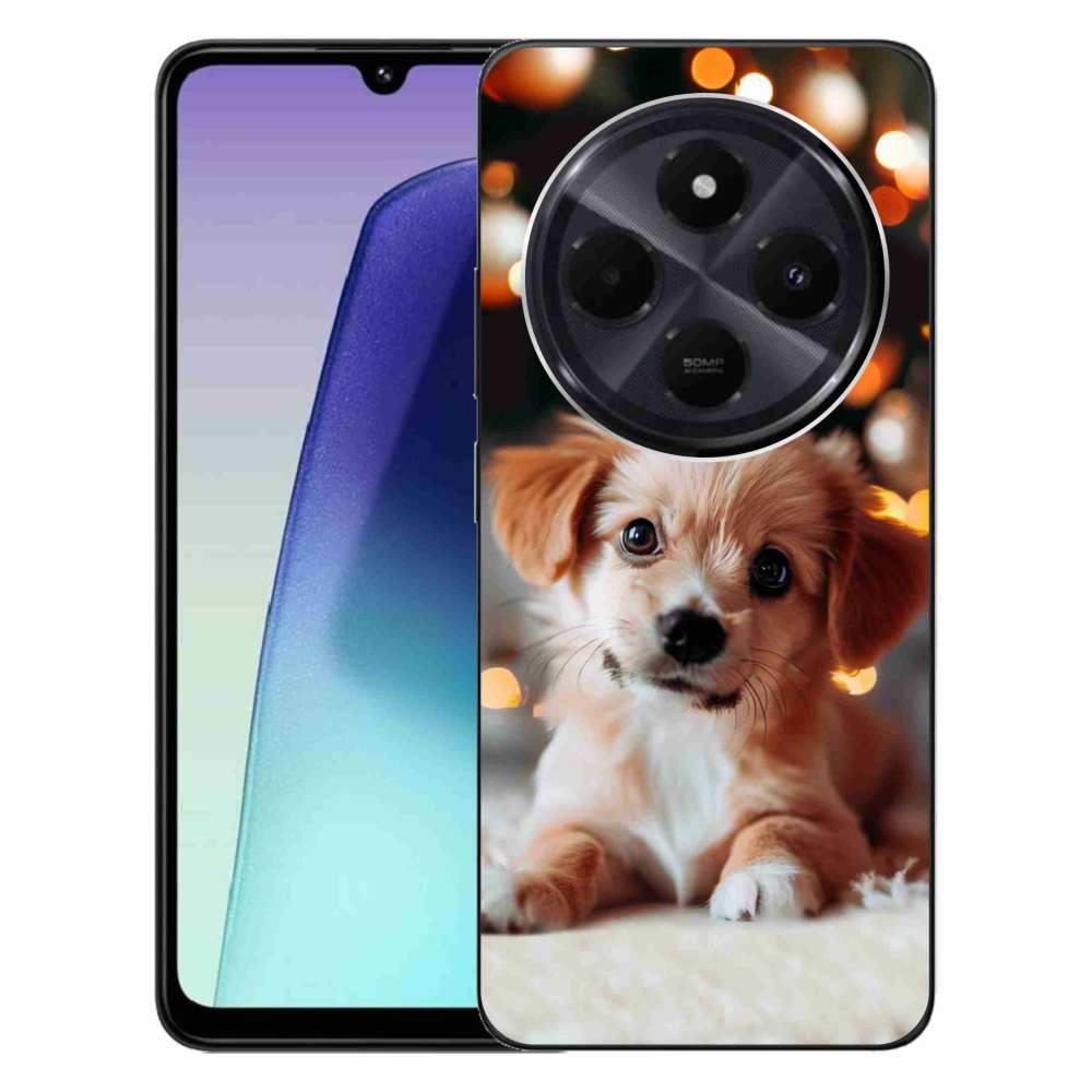 Gél borítás mmCase a Xiaomi Redmi 14C/Poco C75-hez - kölyökkutyakék