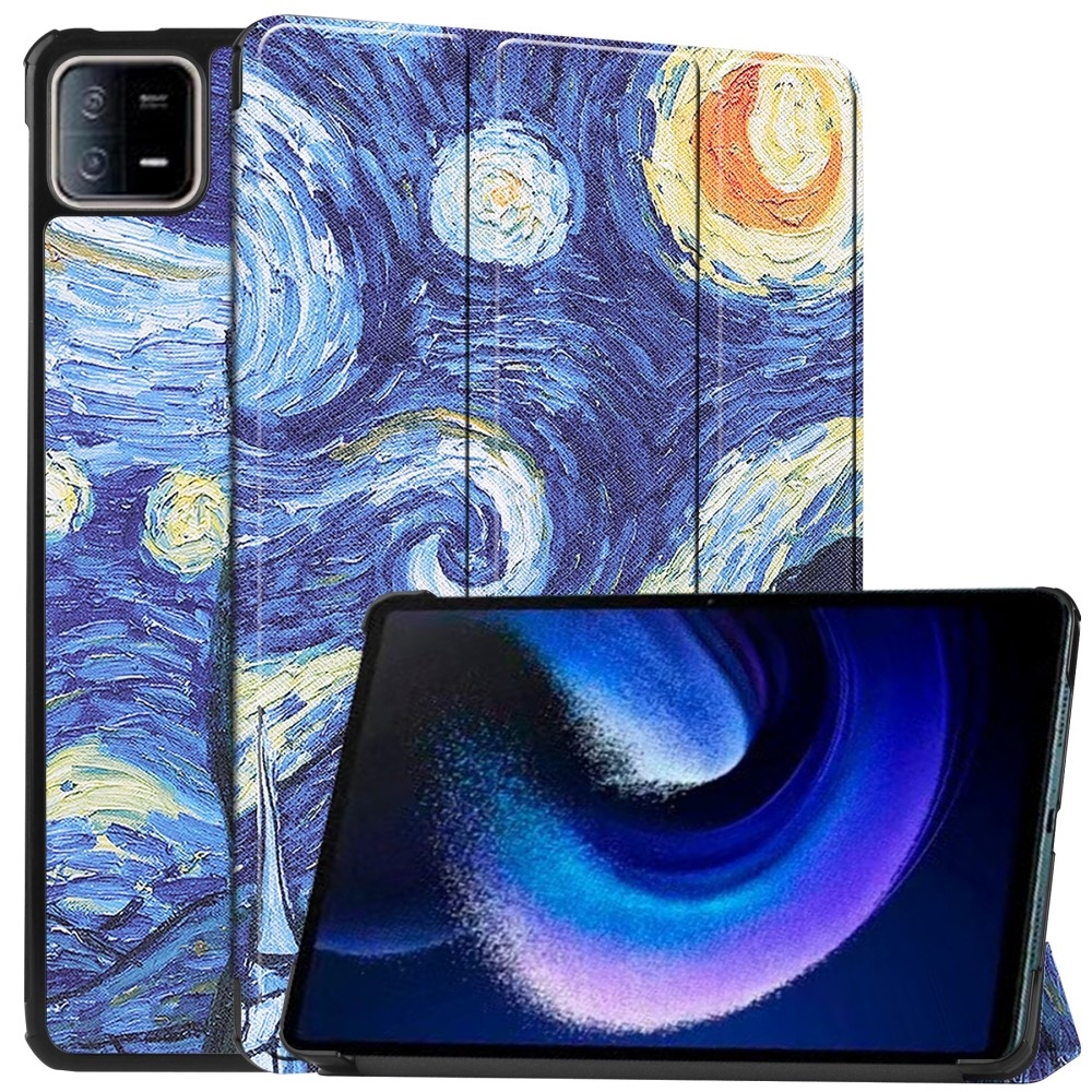 Print Smart Closing Case for Xiaomi Pad 6 - olajfestmény