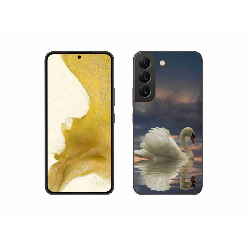 Zselés borítás mmCase Samsung Galaxy S22 5G - hattyú