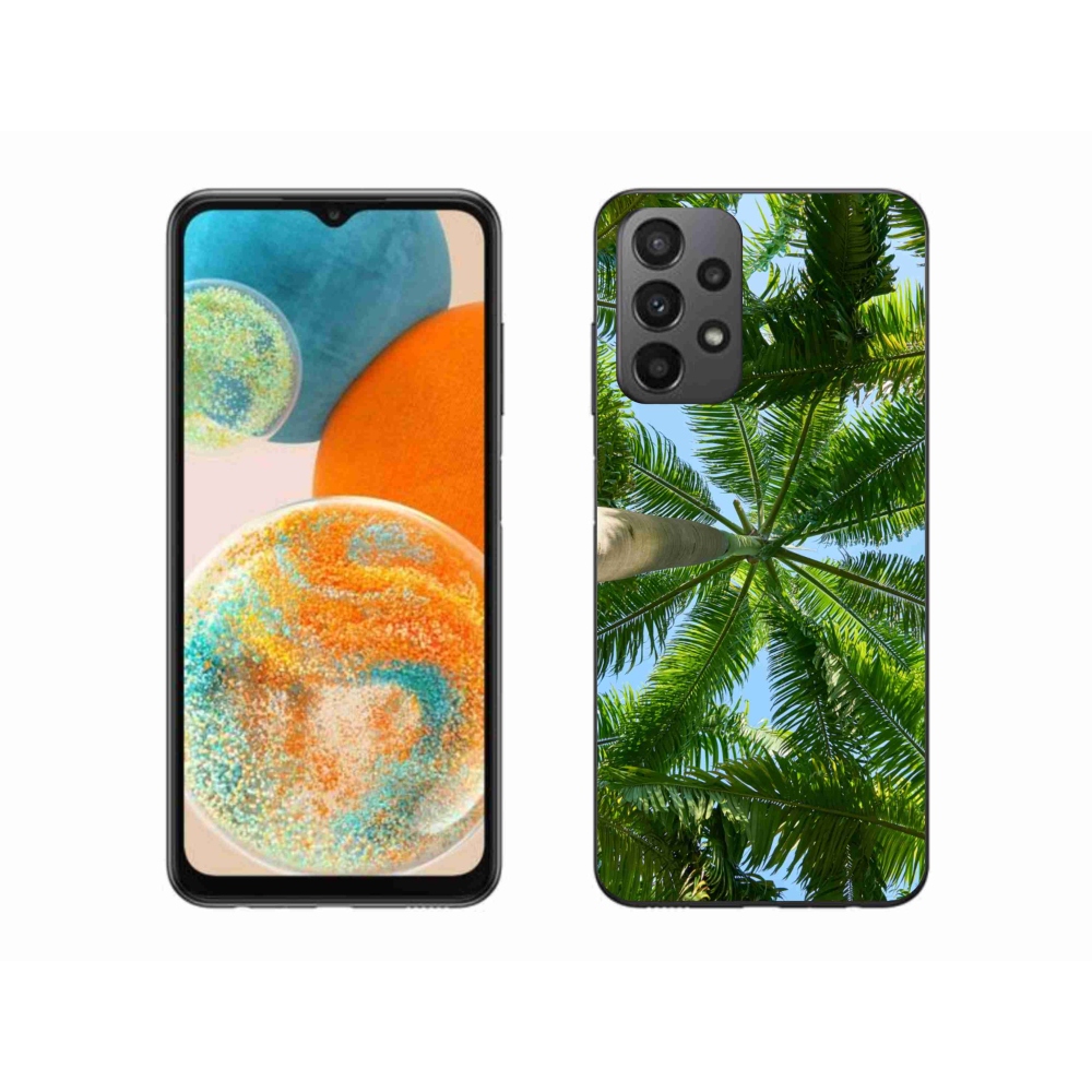 Gél borítás mmCase Samsung Galaxy A23 4G/5G - pálmafa - Samsung Galaxy A23 4G/5G - pálmafa