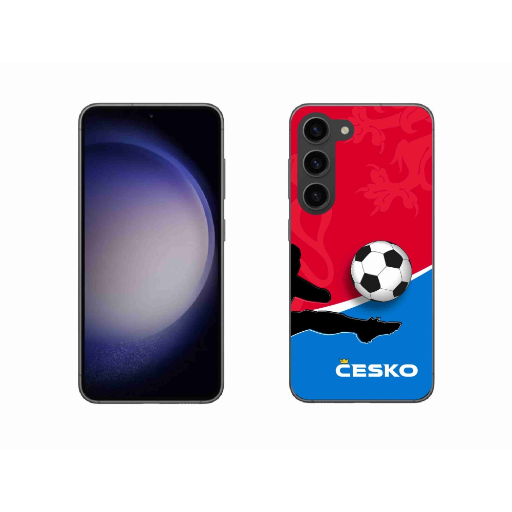 Gél borítás mmCase Samsung Galaxy S23 5G - futball Csehország 2