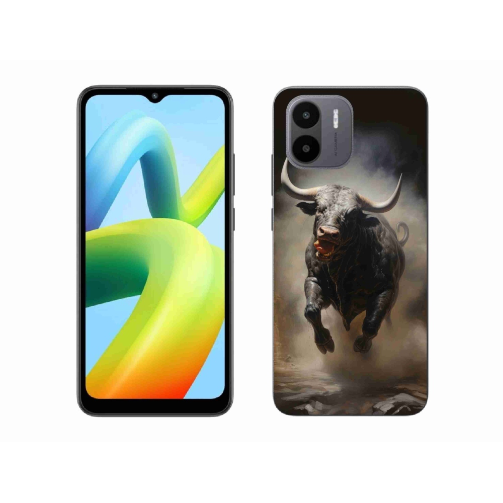 Gél borítás mmCase a Xiaomi Redmi A1/Redmi A2 - dühös bika számára