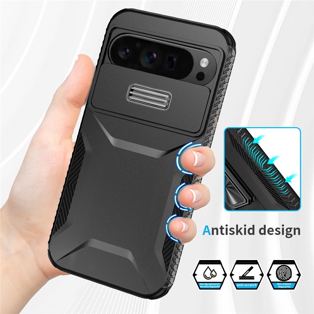 Fedél ellenálló borítás a Google Pixel 10 Pro XL-hez - fekete