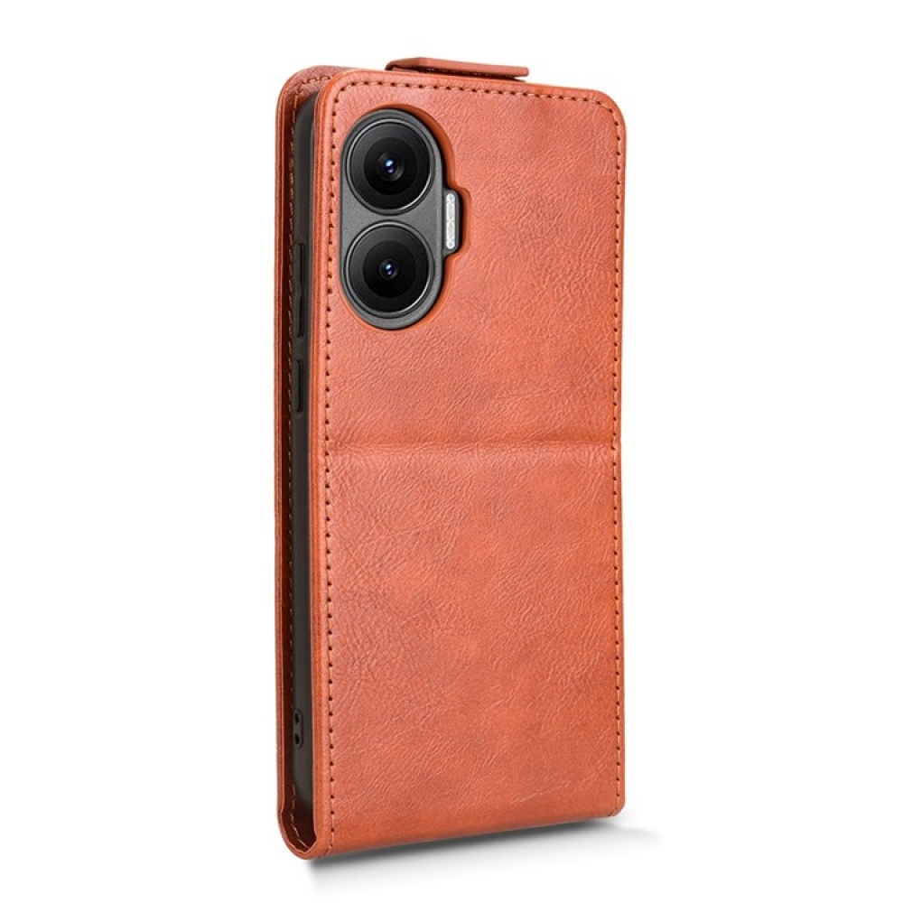 Vert flip tok a Xiaomi Poco F7 5G készülékhez - narancssárga