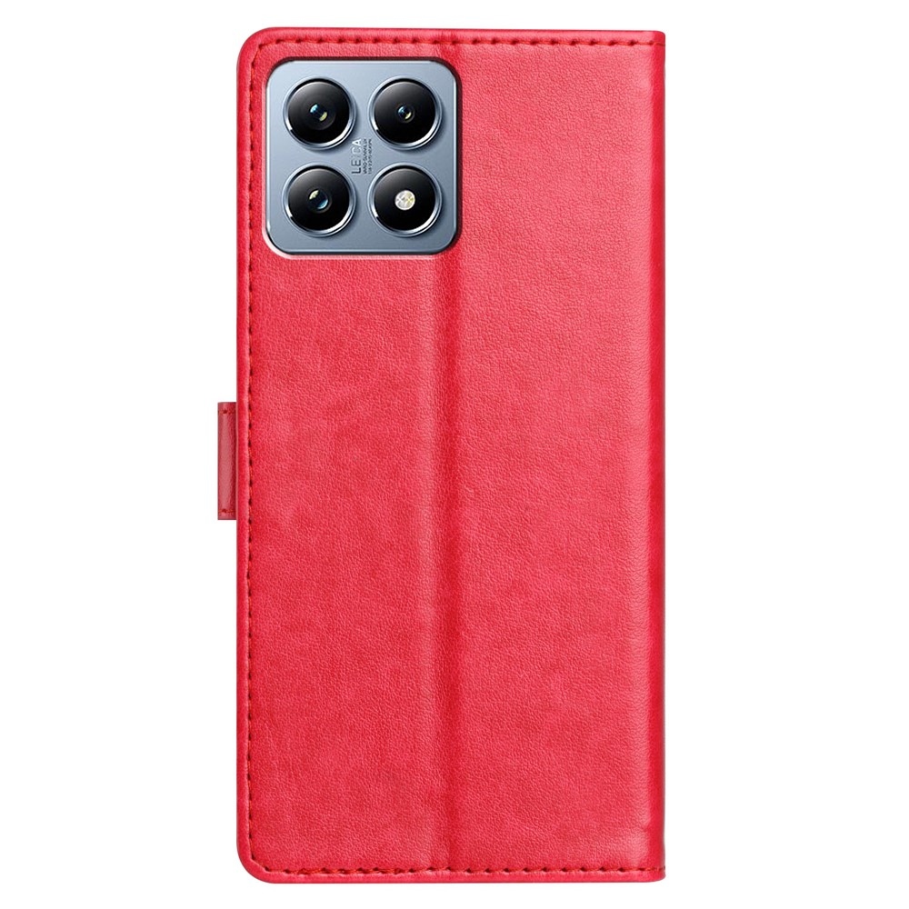 Vérrögök könyv tok Xiaomi 15T - rózsa