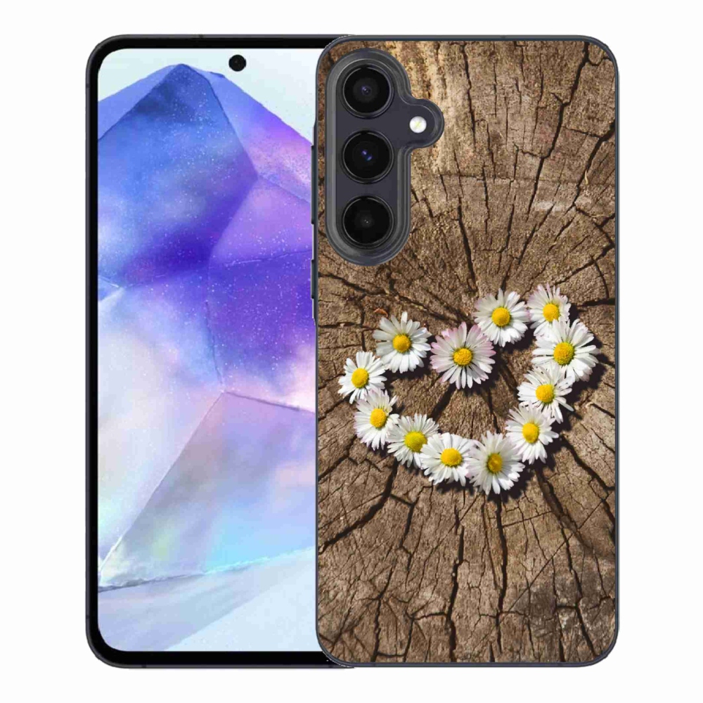 Zselés borítás mmCase Samsung Galaxy A55 5G - Százszorszépek szíve