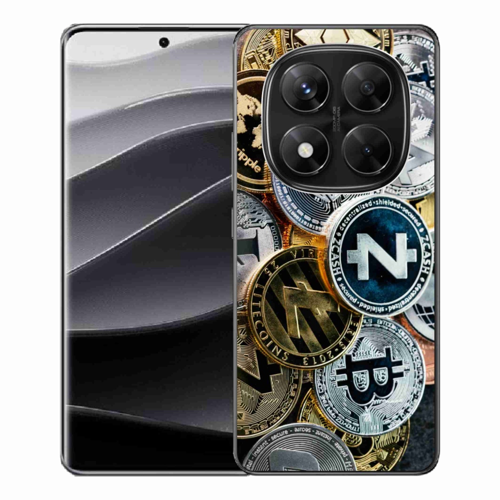 Gél borítás mmCase a Xiaomi Redmi Note 14 Pro 5G/Poco X7 5G számára - kriptovaluták