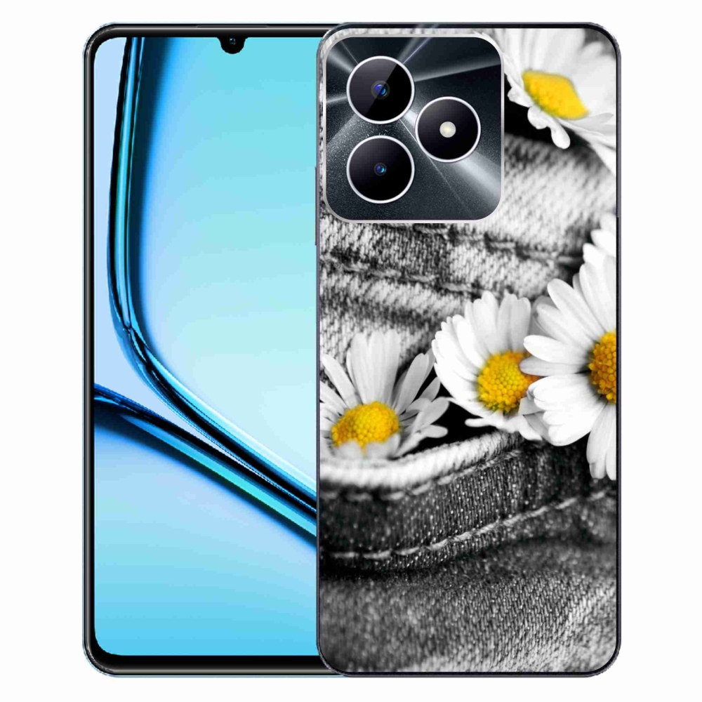 Gél tok mmCase a Realme Note 50 készülékhez - százszorszépek