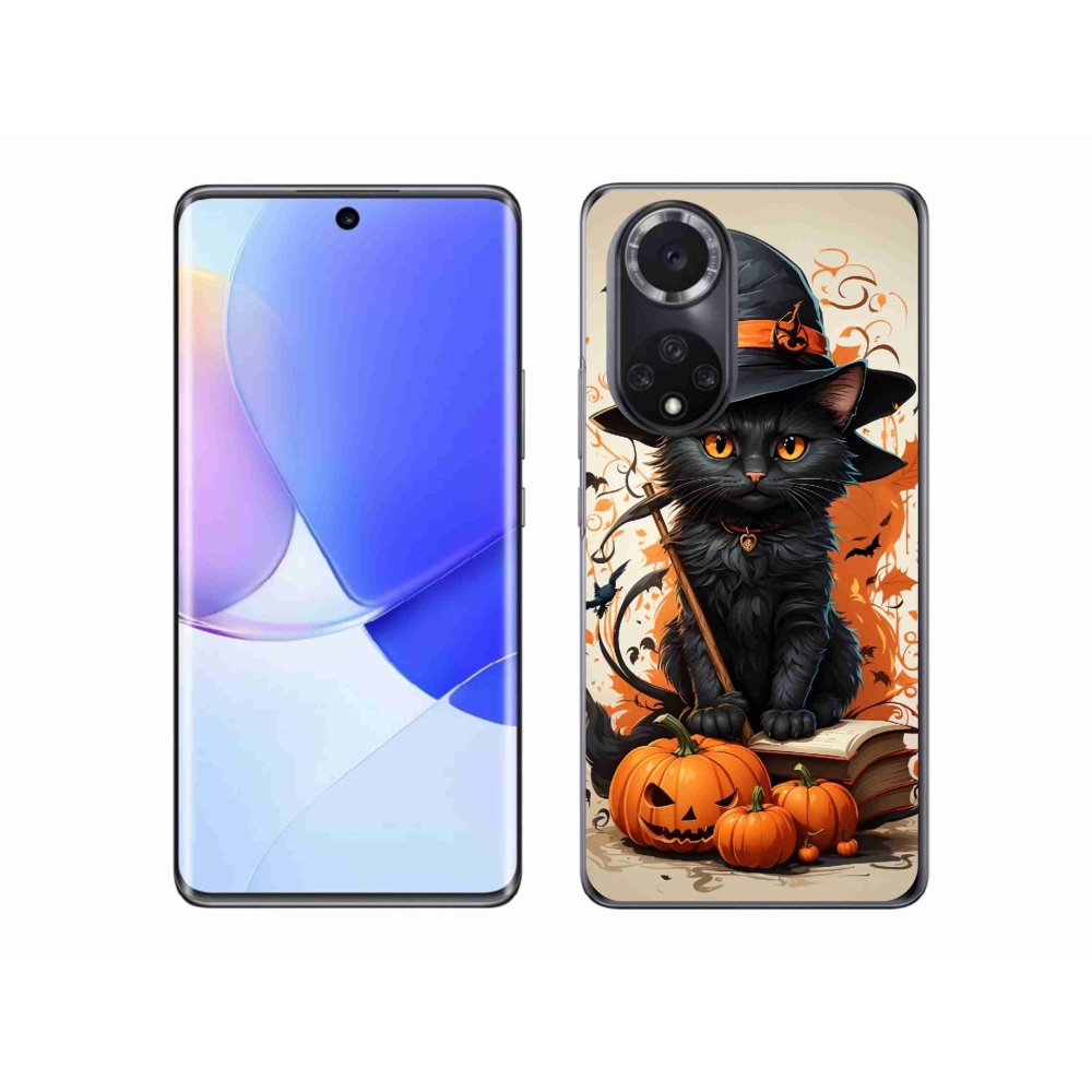 Zselés borítás mmCase Honor 50 - cat wizard számára