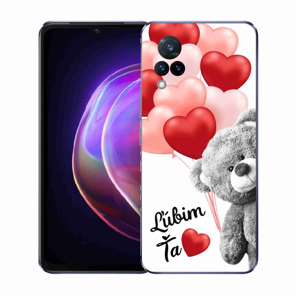 Gél borító mmCase a Vivo V21 4G/5G-hez - I love you en