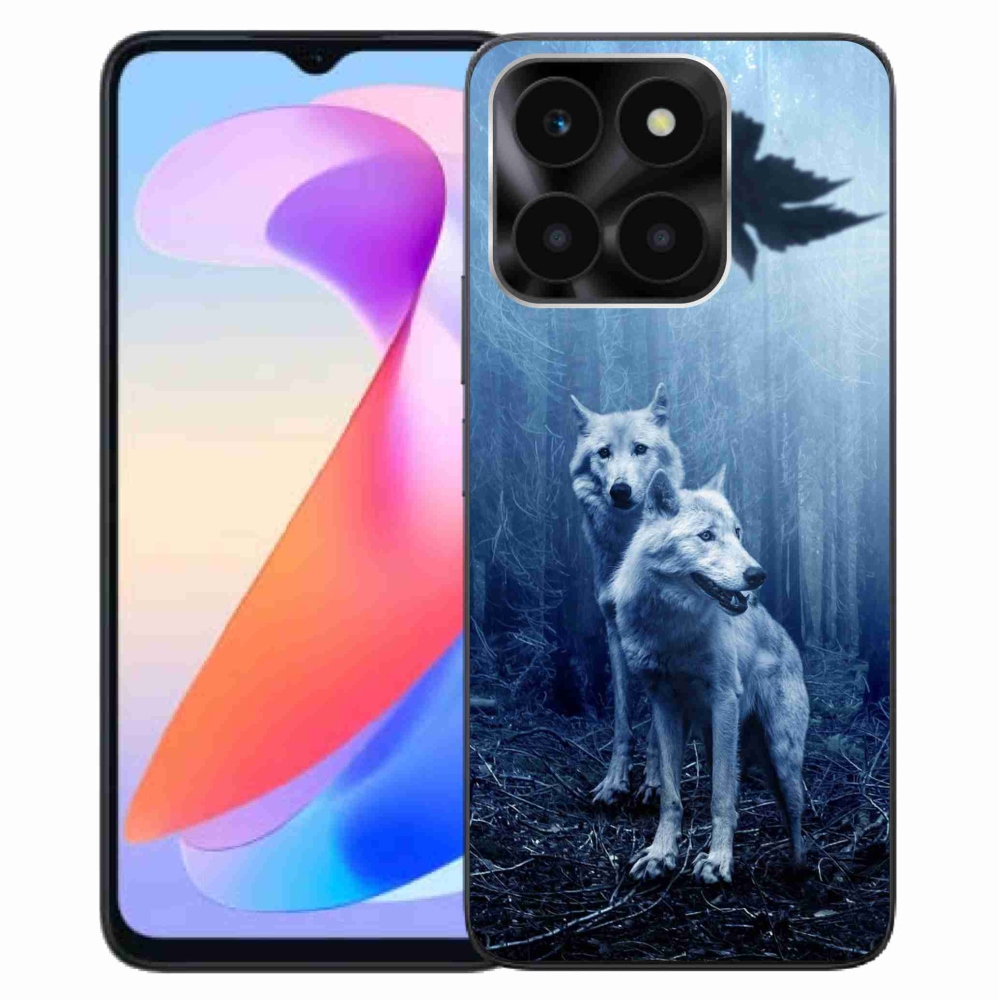 Zselés borítás mmCase a Honor X6a számára - farkasok az erdőben