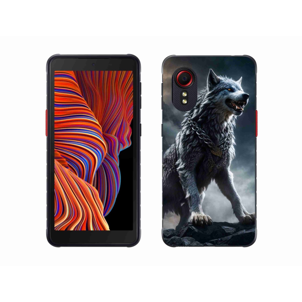 Gél borítás mmCase Samsung Galaxy Xcover 5 - farkas 1