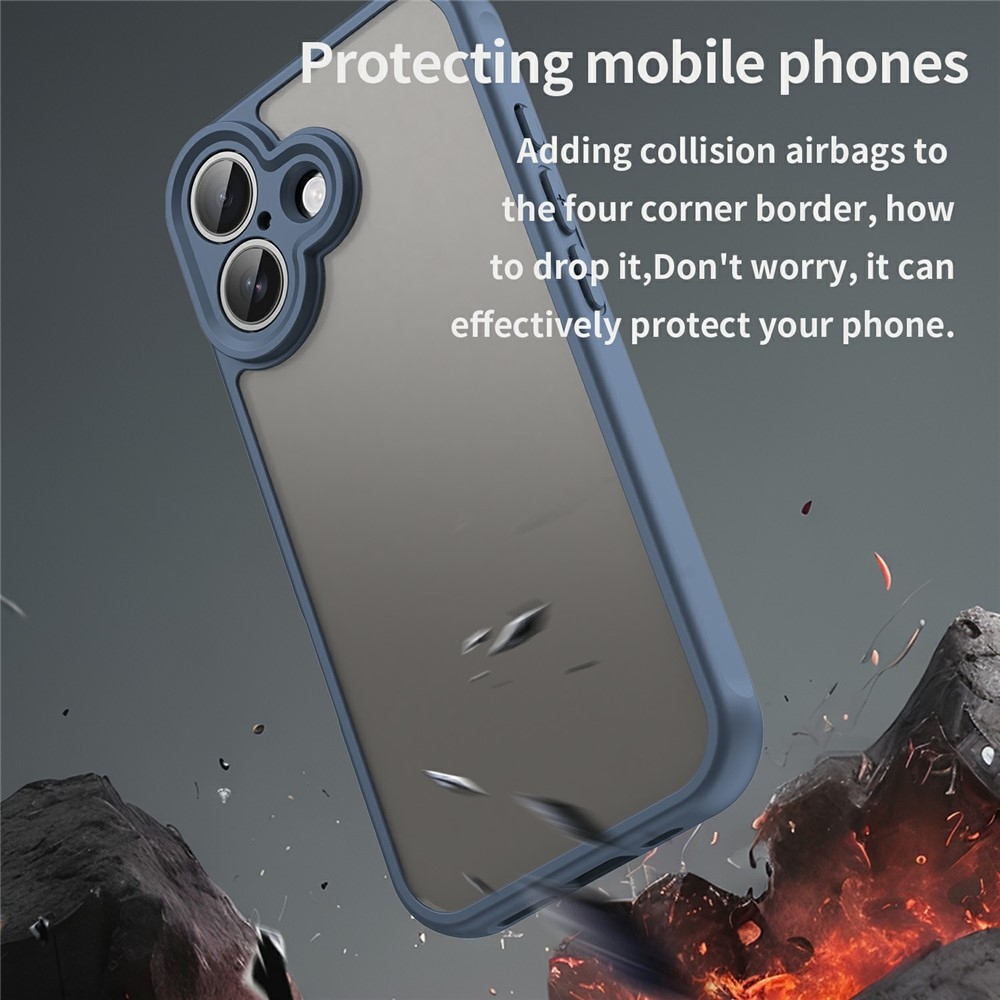 Proof gél tok fix hátlappal iPhone 17 készülékhez - kék