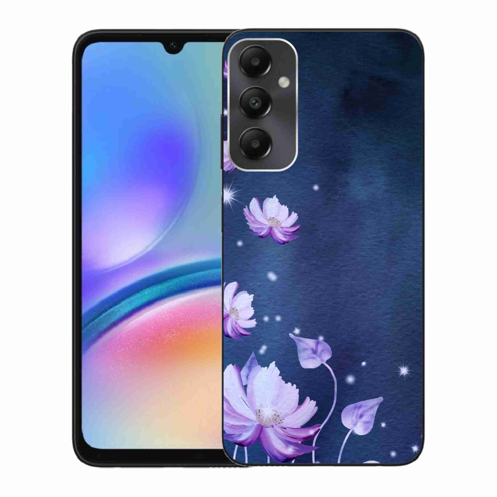 Gél tok mmCase a Samsung Galaxy A05s készülékhez - hulló virágok