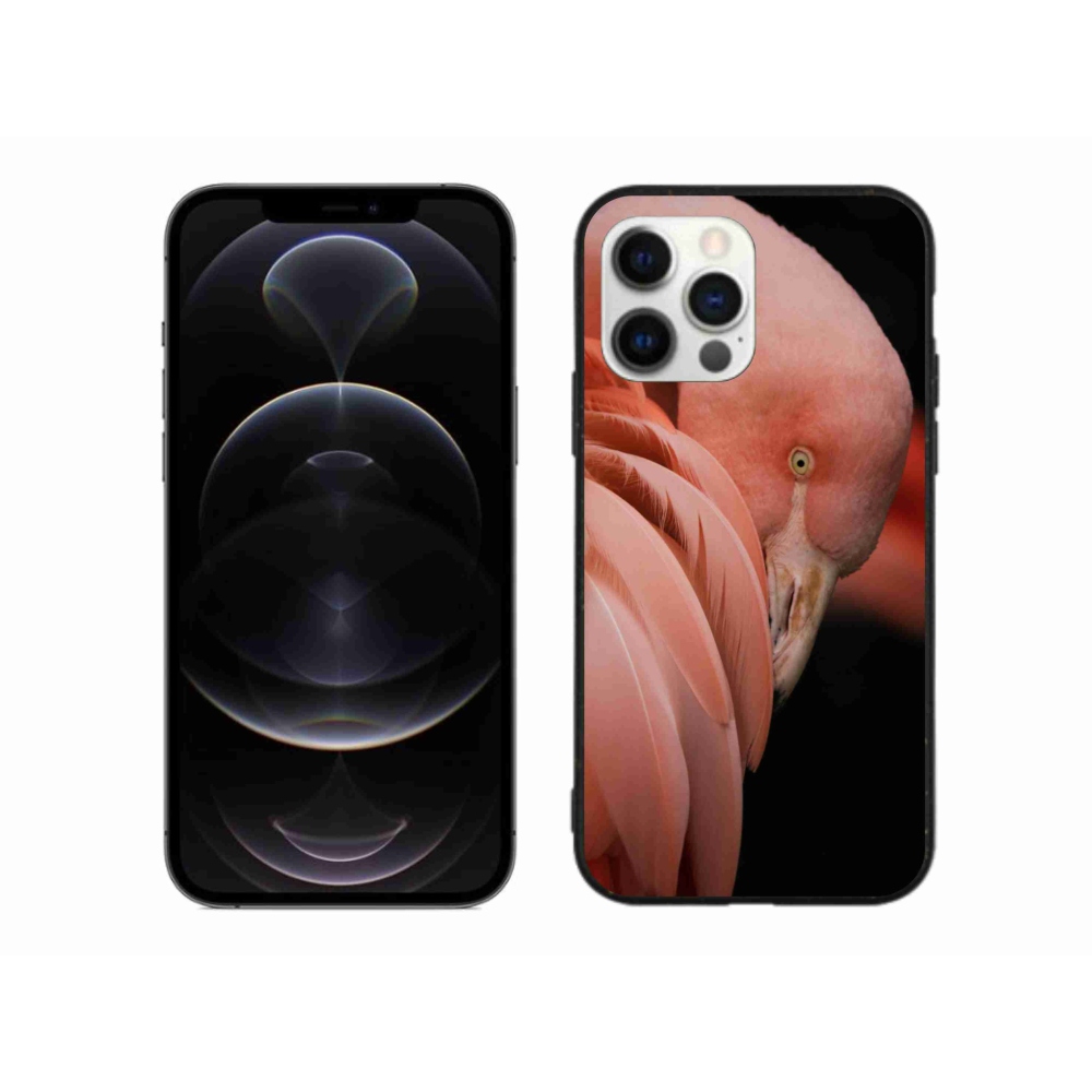 Zselés borítás mmCase iPhone 12 Pro Max készülékhez - flamingó 3