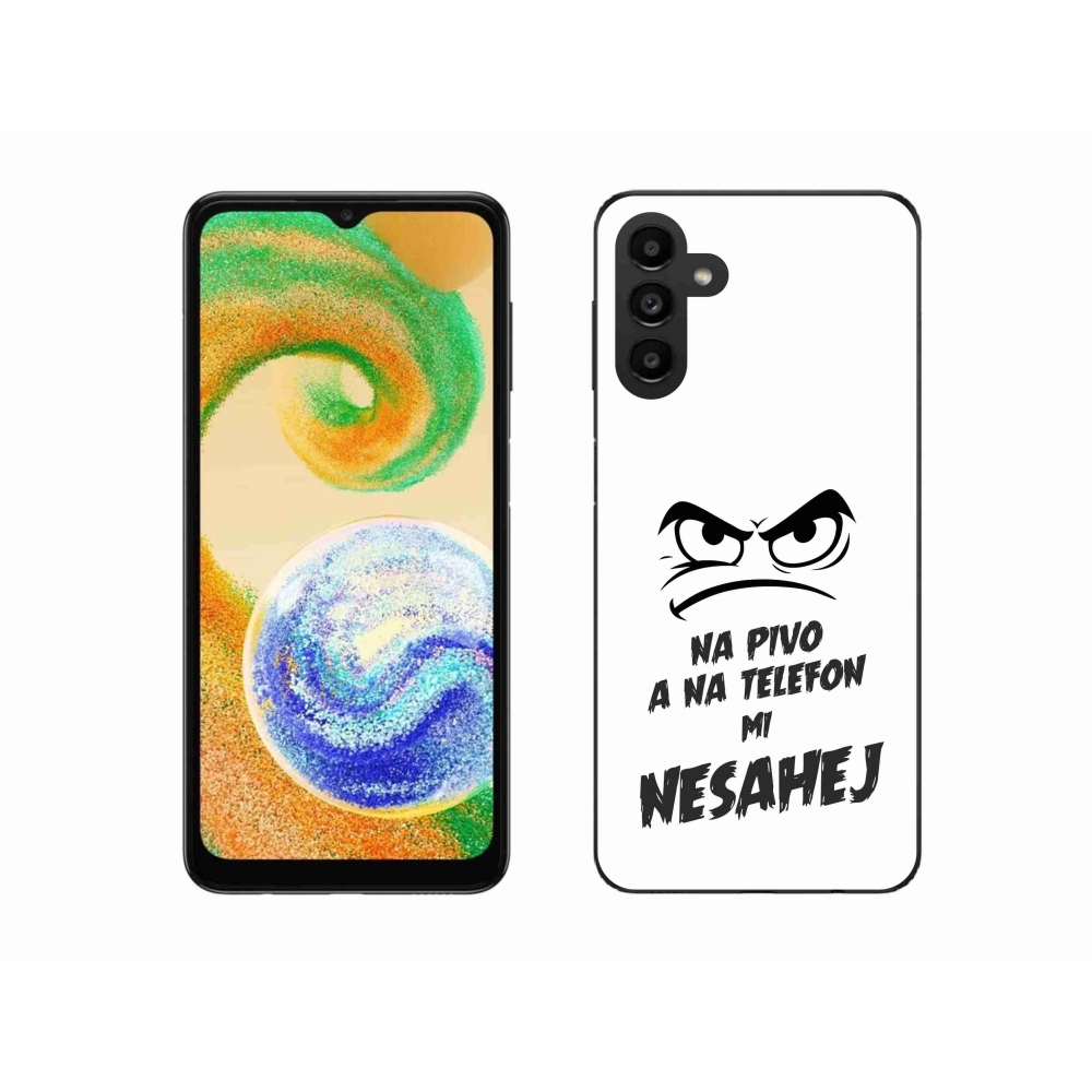 Gél borítás mmCase Samsung Galaxy A04s (164.7x76.7x9.1mm) - sör motívum 2 fehér háttérrel