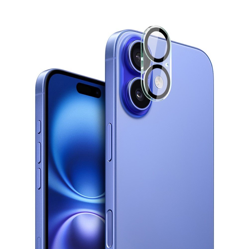 IMK kamera lencse üveg iPhone 17-hez - fekete gyűrűk
