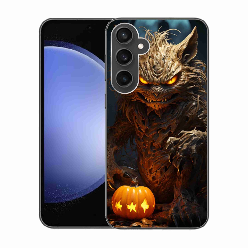 Gél borítás mmCase Samsung Galaxy S23 FE készülékhez - Halloween szörnyeteg