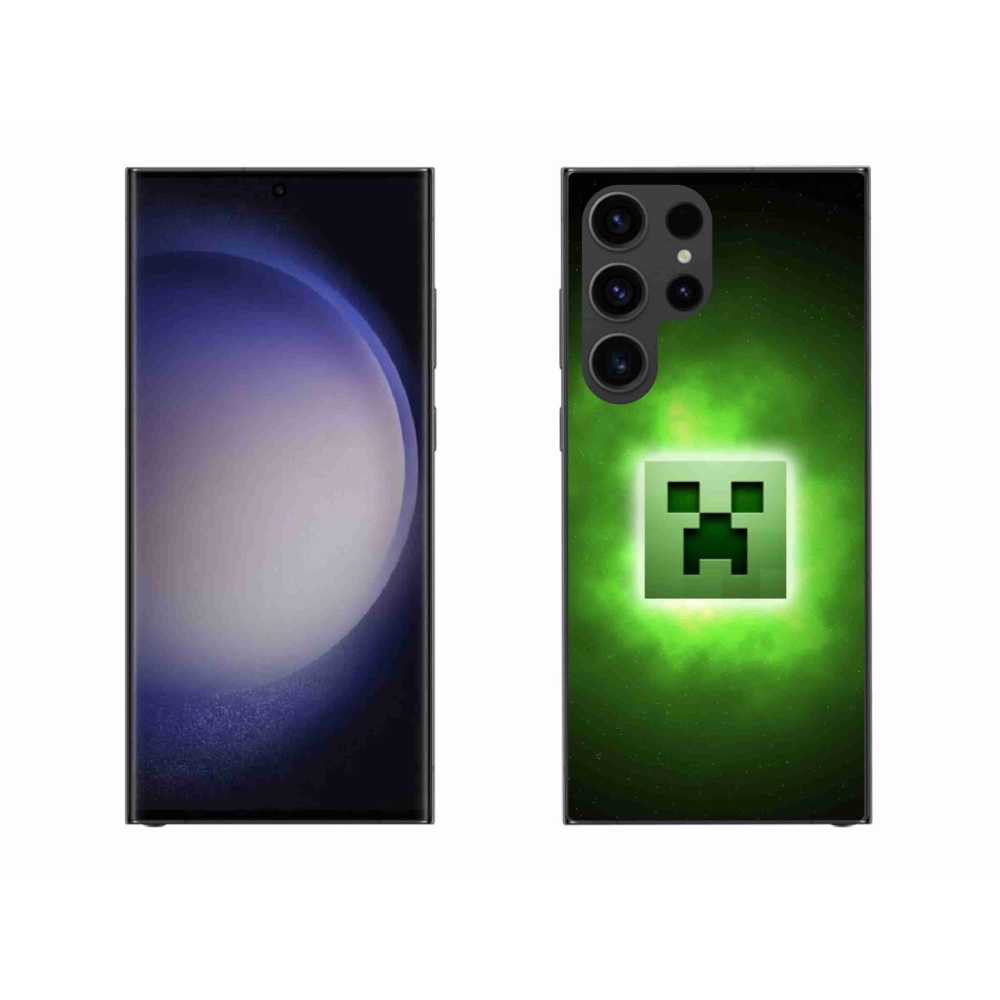 Gél borítás mmCase Samsung Galaxy S23 Ultra 5G - minecraft