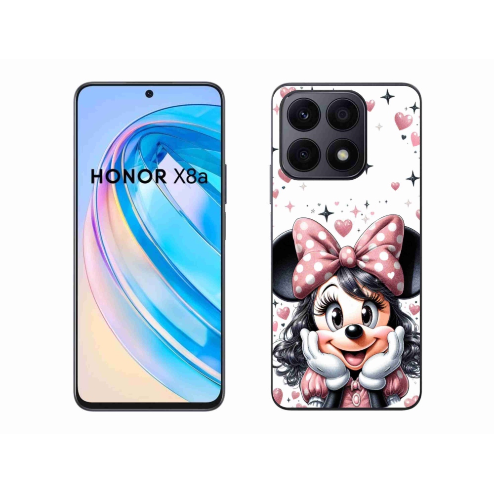 Zselés borítás mmCase a Honor X8a készülékhez - minnie