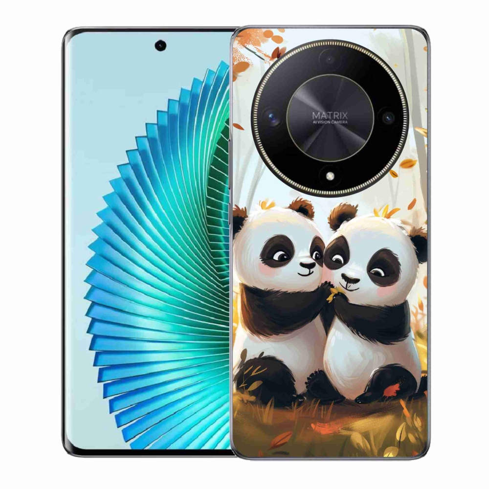 Gél borítás mmCase a Honor Magic 6 Lite 5G készülékhez - pandák