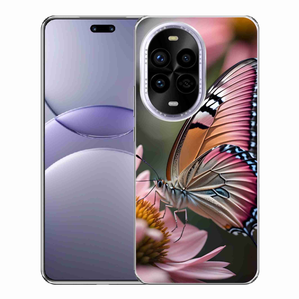 Gél borítás mmCase a Huawei Nova 13 Pro 5G-n - színes pillangó