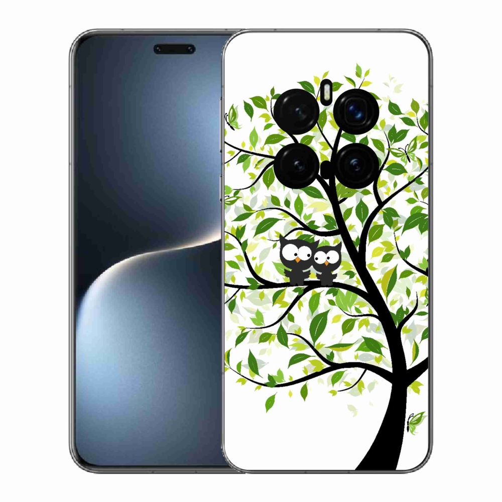 Gél borítás mmCase a Honor Magic 7 Pro 5G számára - baglyok a fán
