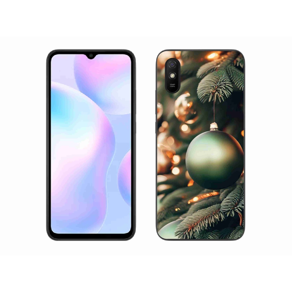 Gél borító mmCase a Xiaomi Redmi 9A számára - karácsonyi dekorációk 1