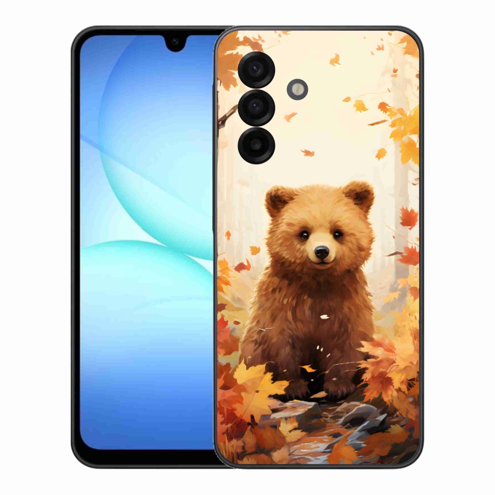 Zselés borítás mmCase Samsung Galaxy A17 5G - medve az erdőben