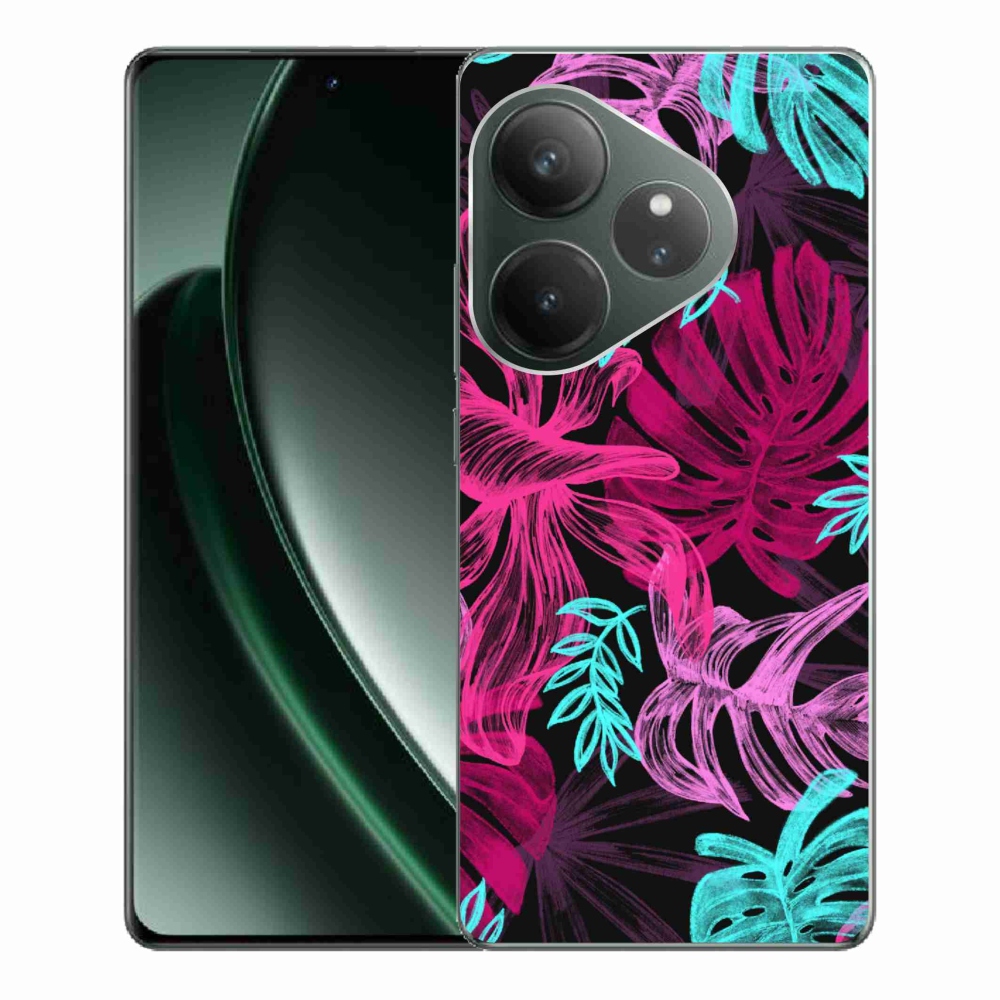 Zselés borítás mmCase a Realme GT 6 5G/GT 6T 5G számára - virágok 1