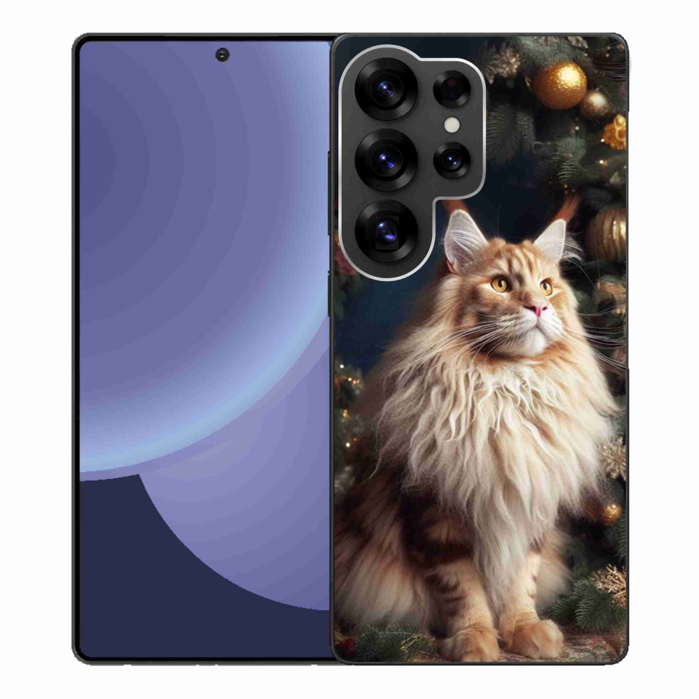 Gél borítás mmCase Samsung Galaxy S25 Ultra - macska a fánál